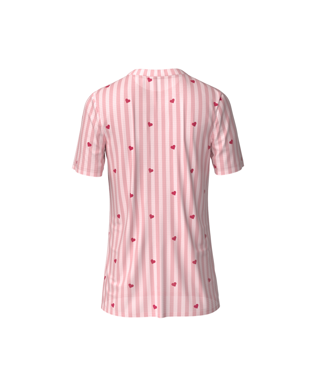 Maillots trail-running FALKON WOMEN LOVE STRIPE PINK - 7 - kinetik
