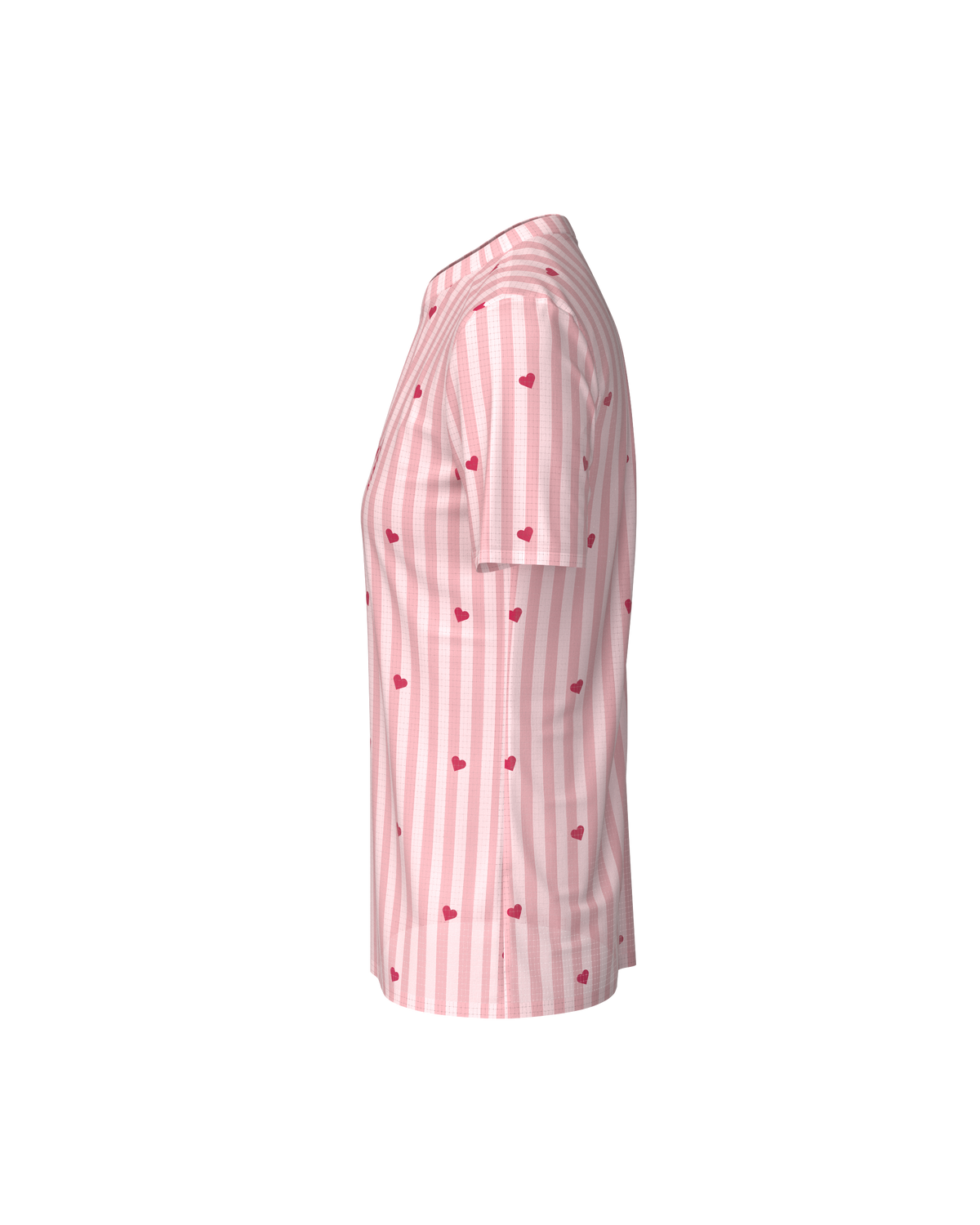 Maillots trail-running FALKON WOMEN LOVE STRIPE PINK - 9 - kinetik