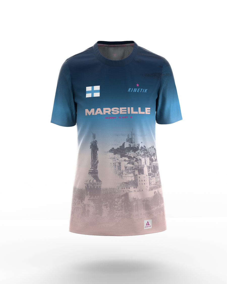 FALKON WOMEN MARSEILLE - women's short-sleeve trail running jersey - kinetik-adrenalink