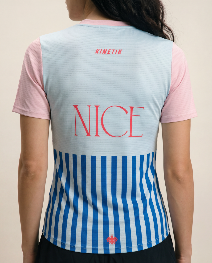 FALKON WOMEN NICE STRIPS - Maillots trail-running - 3 - kinetik-adrenalink