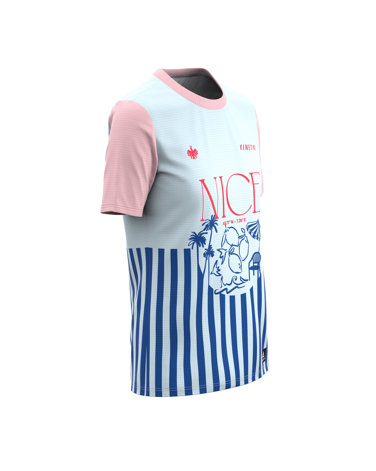 FALKON WOMEN NICE STRIPS - Maillots trail-running - 5 - kinetik-adrenalink