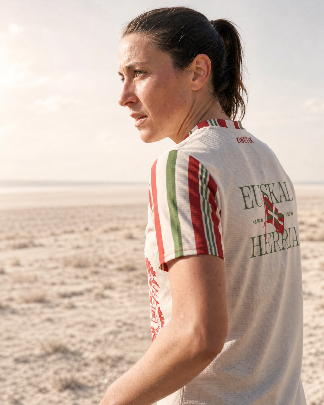 FALKON WOMEN PAYS BASQUE LANDSCAPE - Maillots trail-running - 2 - kinetik-adrenalink