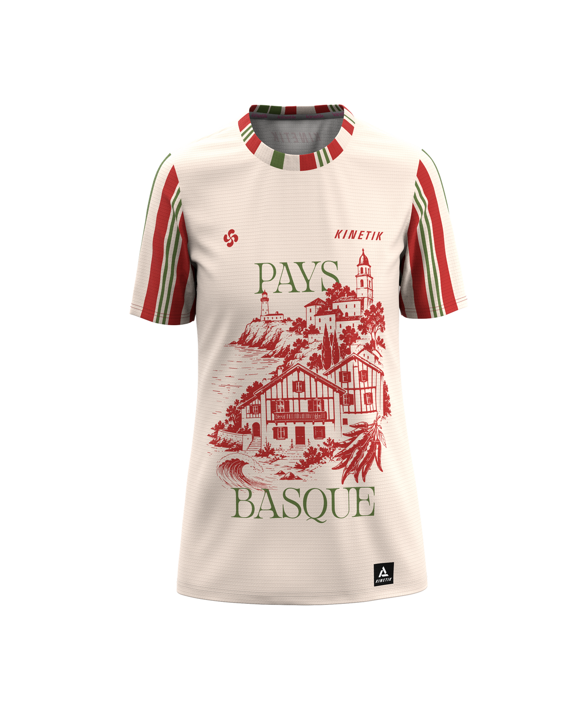 FALKON WOMEN PAYS BASQUE LANDSCAPE - Maillots trail-running - 3 - kinetik-adrenalink