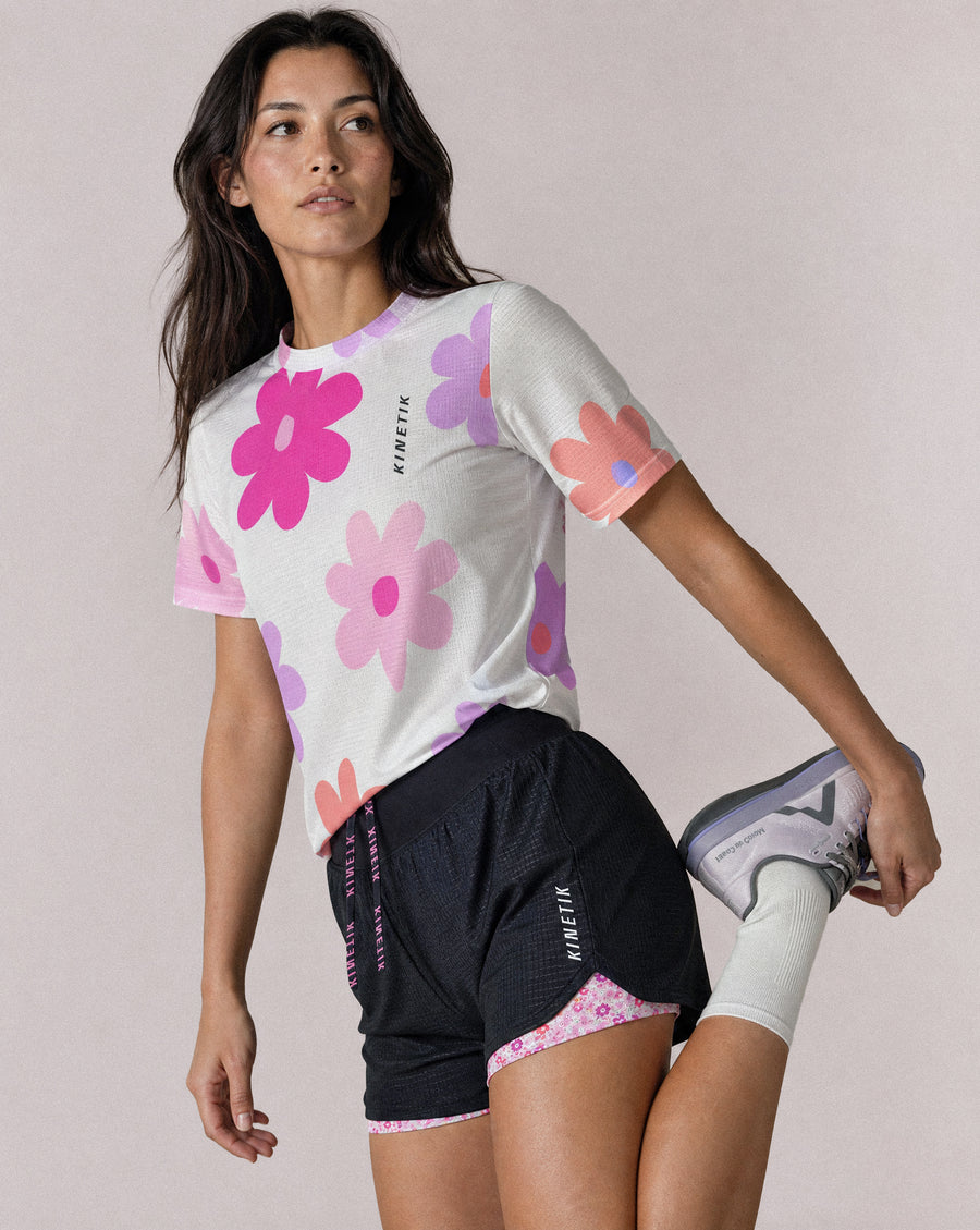 FALKON WOMEN PURE FLORE - Maillots trail-running - 2 - kinetik-adrenalink