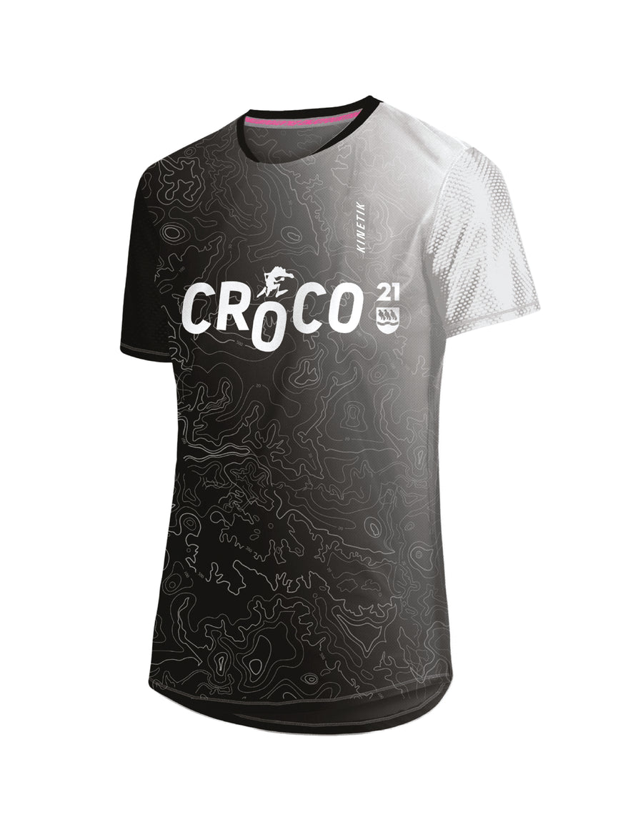 MAILLOT FEMME FALKON DENIVELE - CROCO - Maillots trail-running - 1 - kinetik-adrenalink