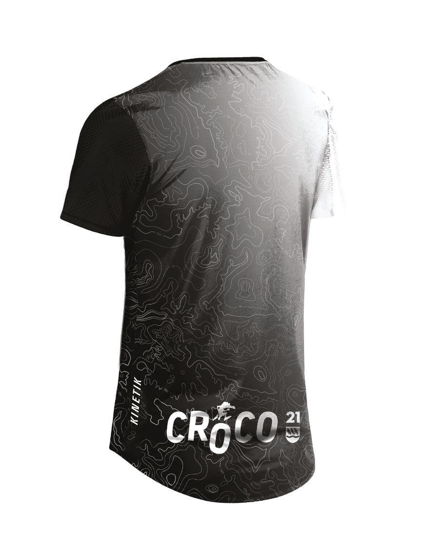 MAILLOT FEMME FALKON DENIVELE - CROCO - Maillots trail-running - 2 - kinetik-adrenalink