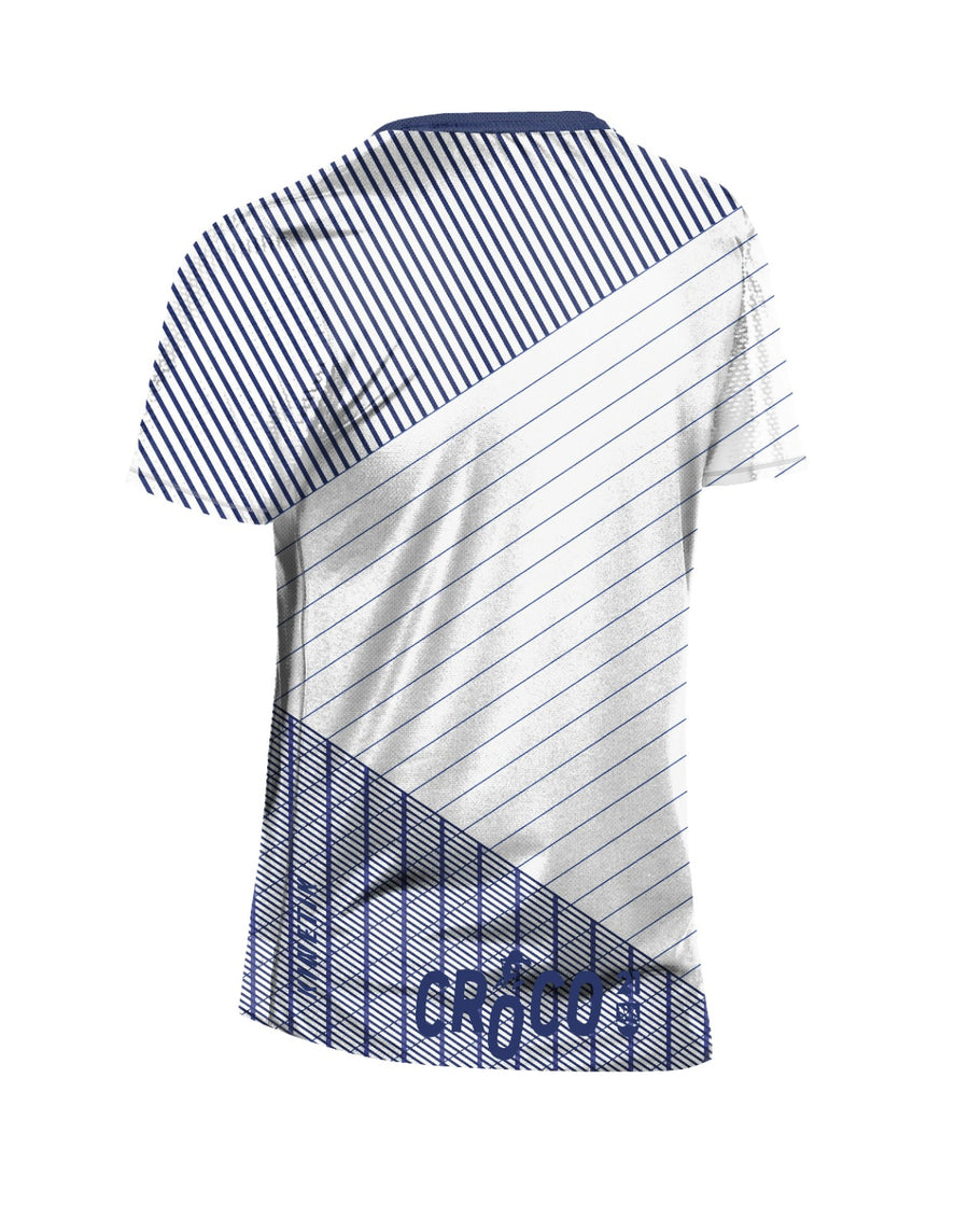 MAILLOT FEMME FALKON RAYE BLEU - CROCO - Maillots trail-running - 2 - kinetik-adrenalink