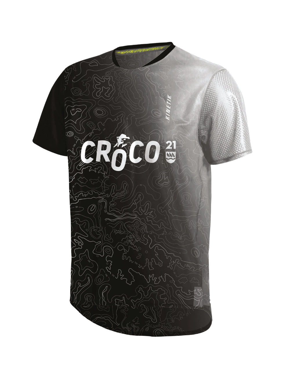 MAILLOT HOMME FALKON DENIVELE - CROCO - Maillots trail-running - 1 - kinetik-adrenalink