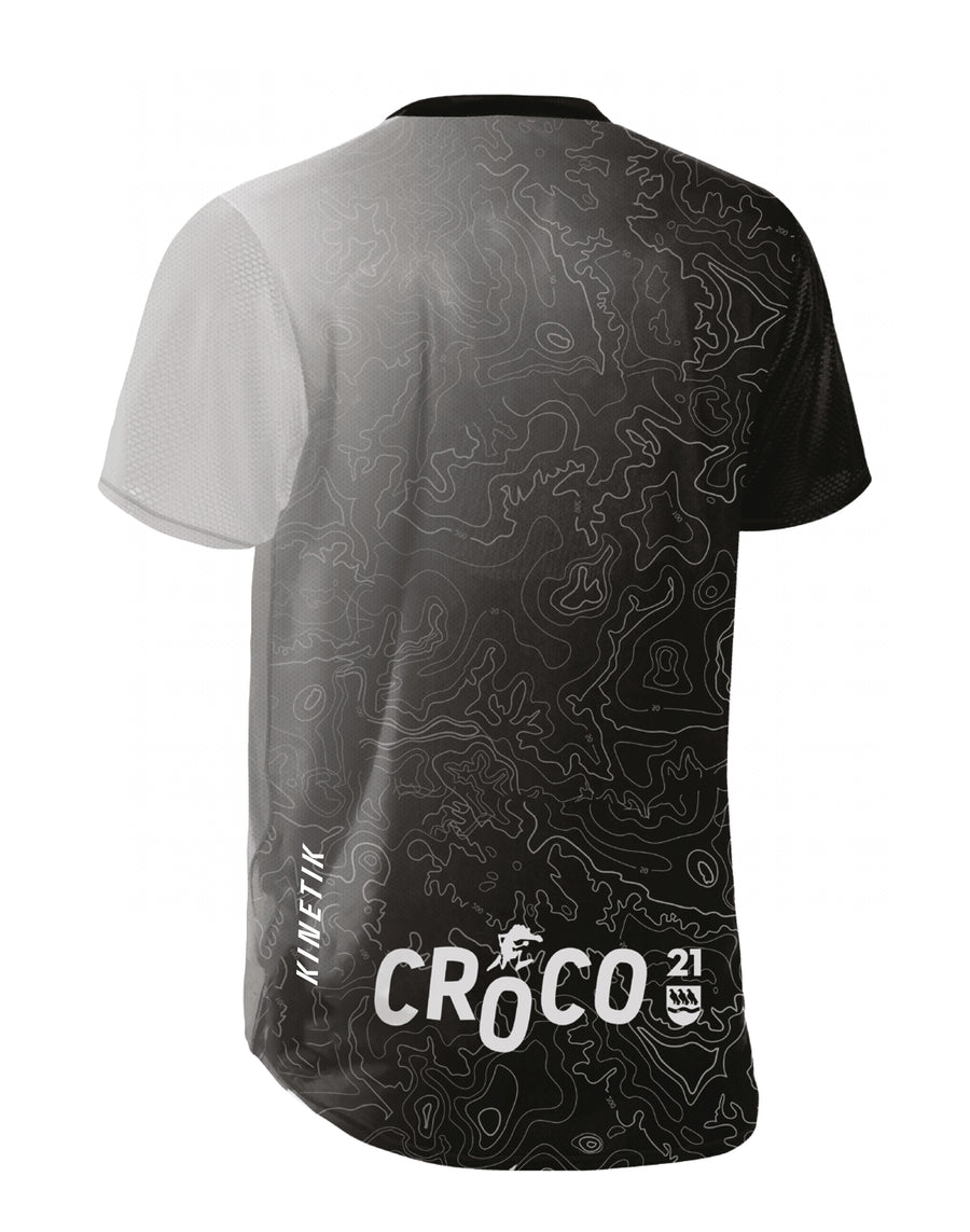 MAILLOT HOMME FALKON DENIVELE - CROCO - Maillots trail-running - 2 - kinetik-adrenalink