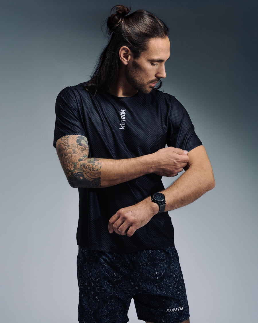 MAVRIK AR.90 MEN BLACK BEAUTY - Maillots trail-running - 2 - kinetik-adrenalink