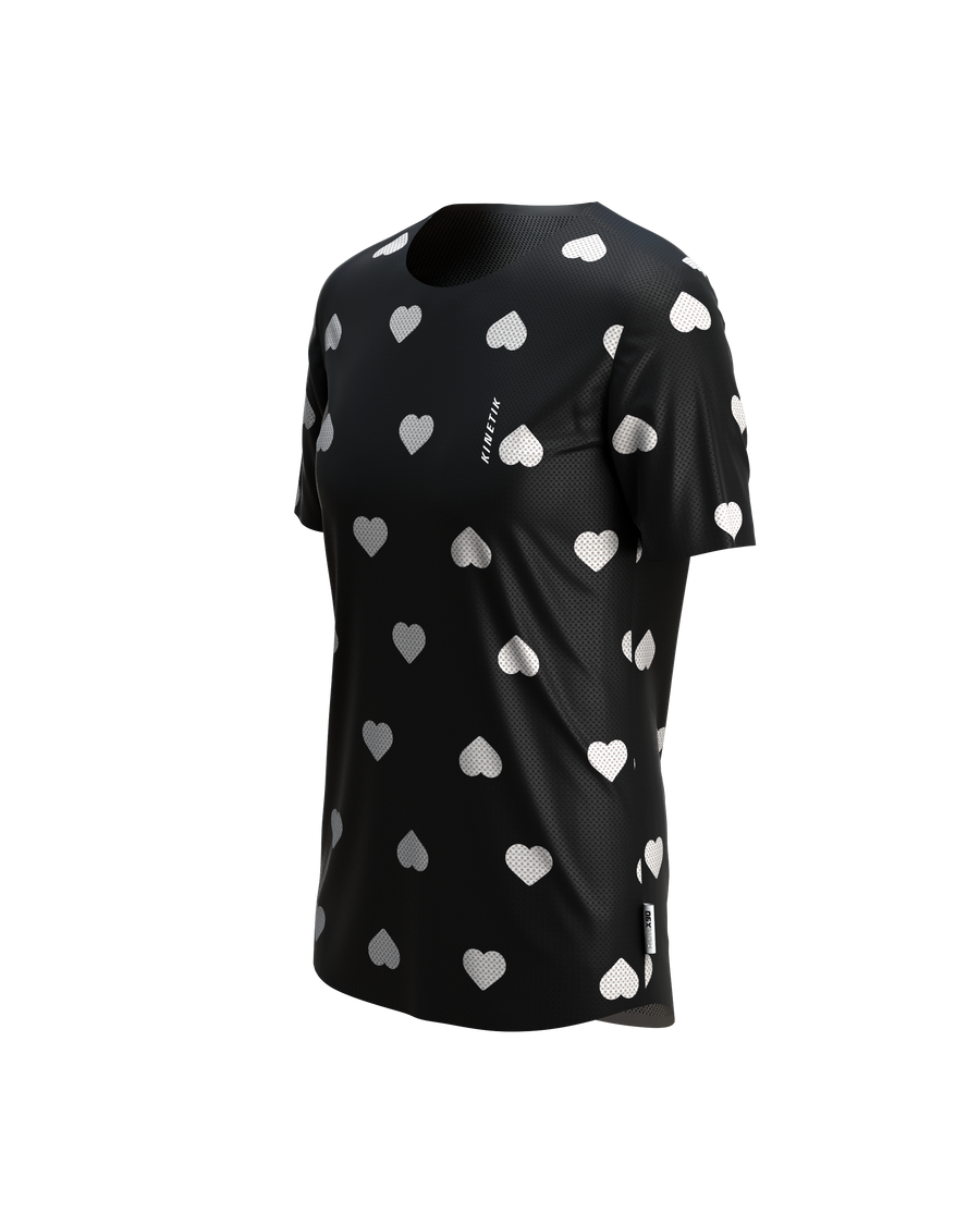 MAVRIK AR.90 WOMEN HEARTRUNNEUSE BLACK - Maillots trail-running - 1 - kinetik-adrenalink