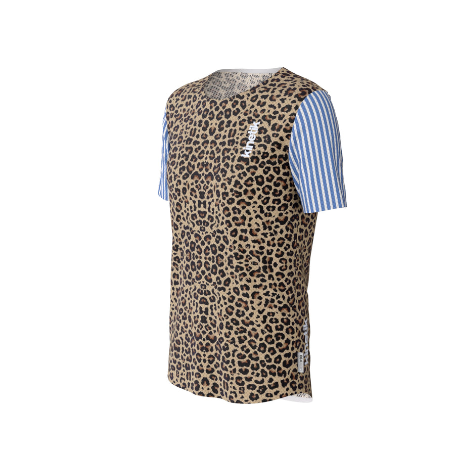 MAVRIK AR.90 WOMEN LEOPARD X MARINIERE - Maillots trail-running - 1 - kinetik-adrenalink