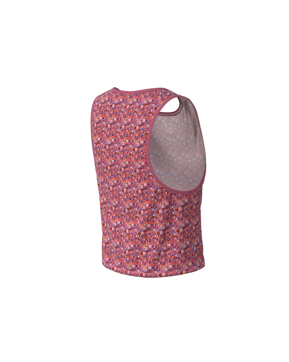 MAVRIK CROP TOP FLORAL CHERRY - Maillots trail-running - 6 - kinetik-adrenalink