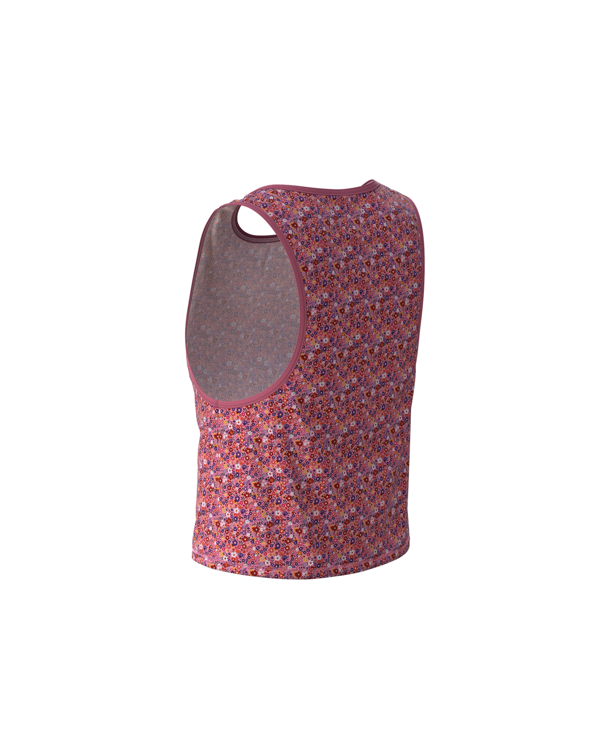 MAVRIK CROP TOP FLORAL CHERRY - Maillots trail-running - 8 - kinetik-adrenalink