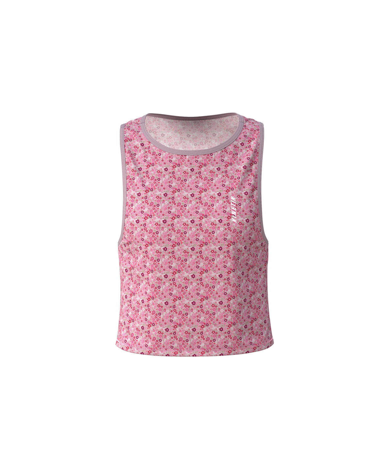 MAVRIK CROP TOP FLORAL MELLOW ROSE - Maillots trail-running - 3 - kinetik-adrenalink