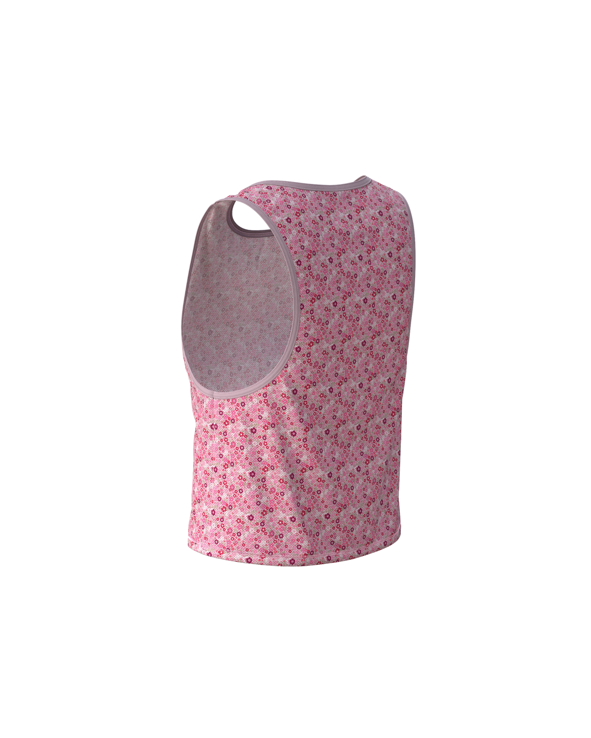 MAVRIK CROP TOP FLORAL MELLOW ROSE - Maillots trail-running - 8 - kinetik-adrenalink