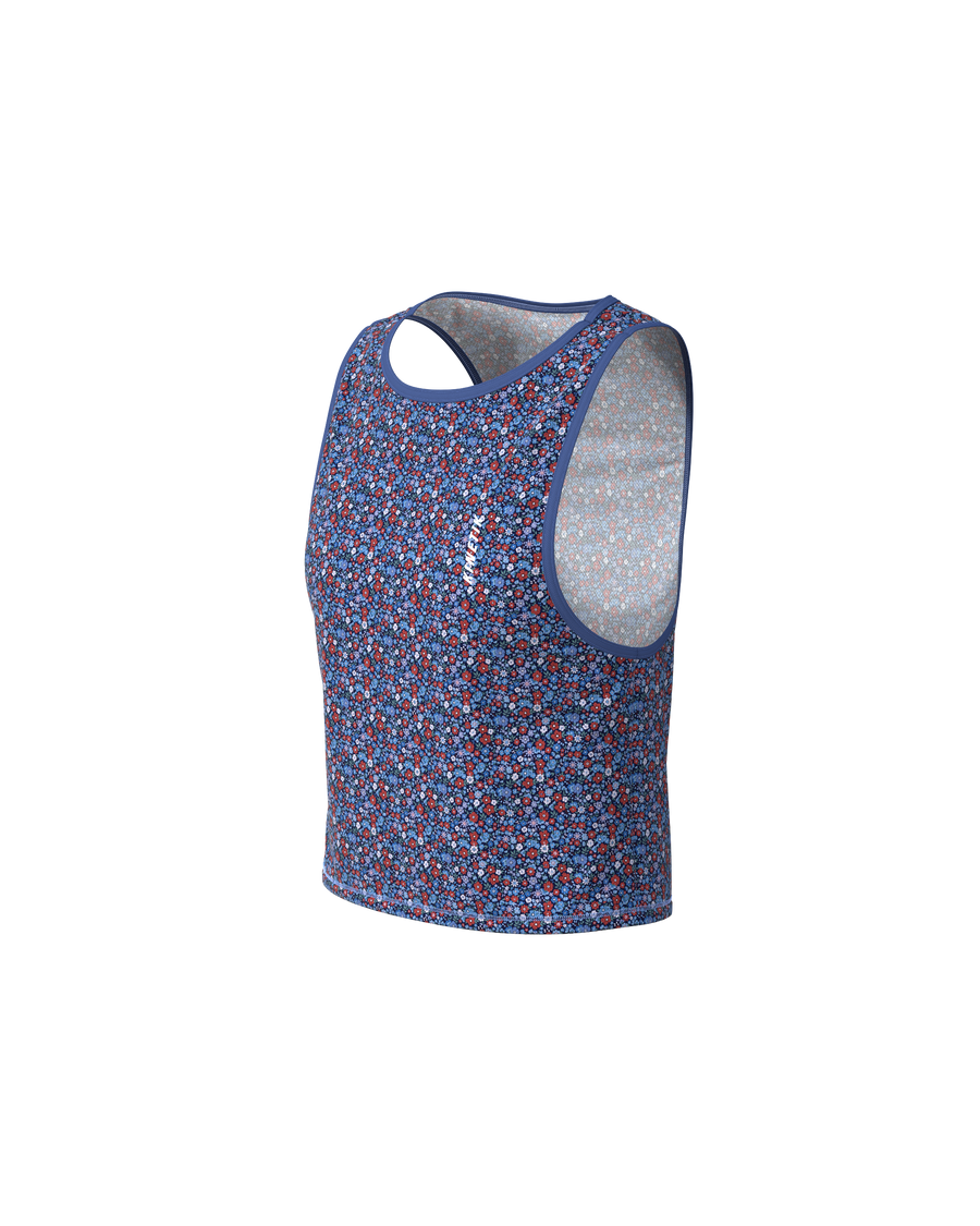 MAVRIK CROP TOP FLORAL PROVENCE - Maillots trail-running - 1 - kinetik-adrenalink