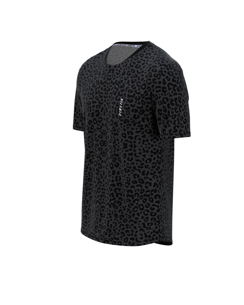 MAVRIK MEN LEOPARD BLACK COFFEE - Maillots trail-running - 1 - kinetik-adrenalink
