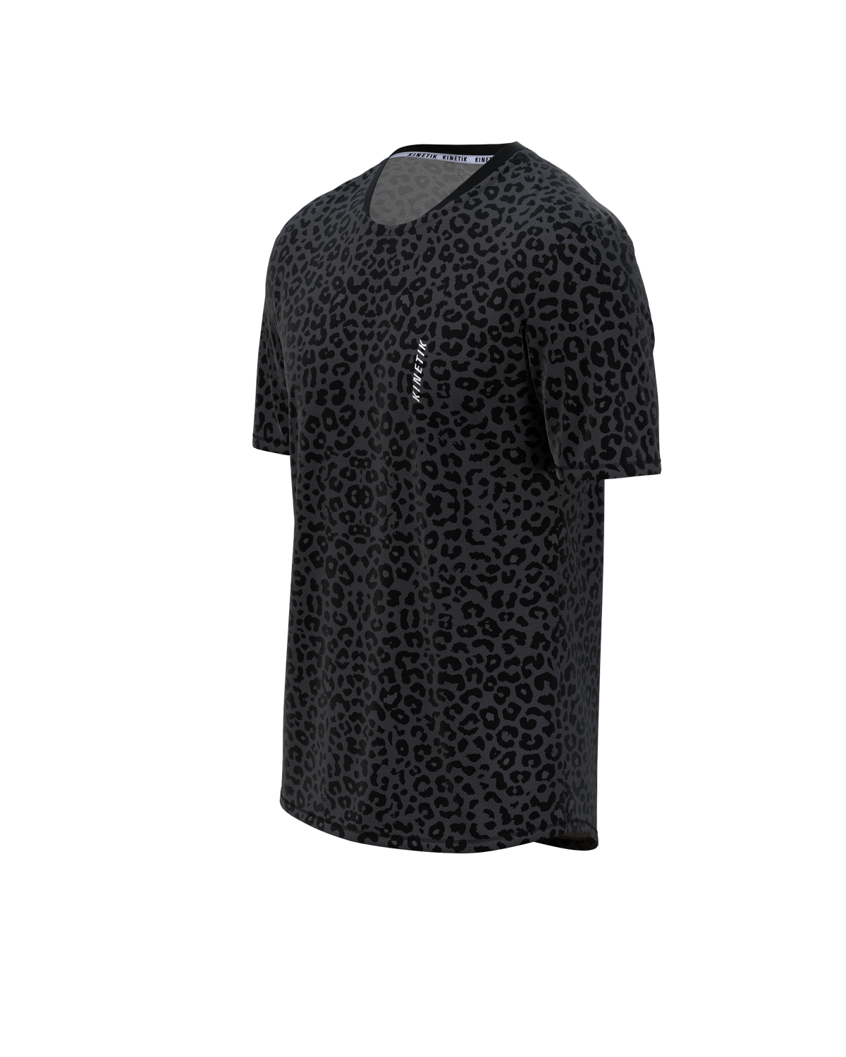 MAVRIK MEN LEOPARD BLACK COFFEE - Maillots trail-running - 1 - kinetik-adrenalink
