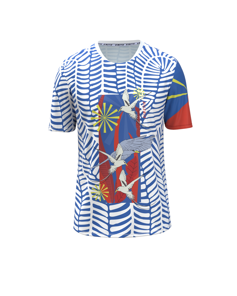 FALKON MEN BLUE - Trail Running Shirts - 3 - kinetik