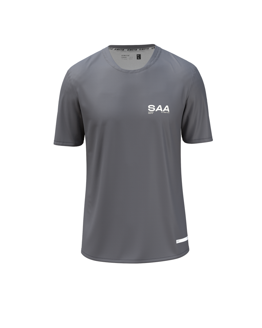 MAVRIK MEN SAA GREY - Maillots trail-running - 3 - kinetik-adrenalink