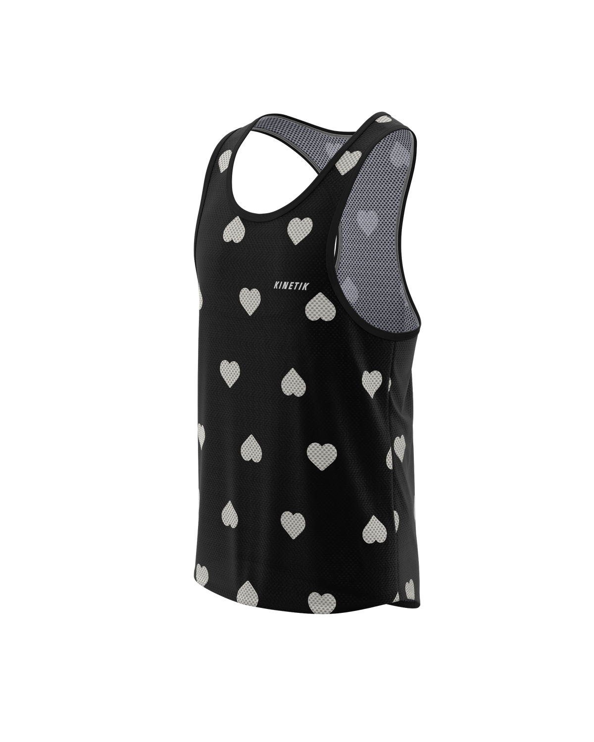 MAVRIK SL AR.90 WOMEN HEARTRUNNEUSE BLACK - Maillots trail-running - 1 - kinetik-adrenalink