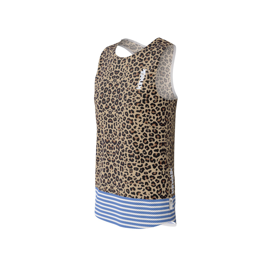 MAVRIK SL AR.90 WOMEN LEOPARD X MARINIERE - Maillots trail-running - 1 - kinetik-adrenalink