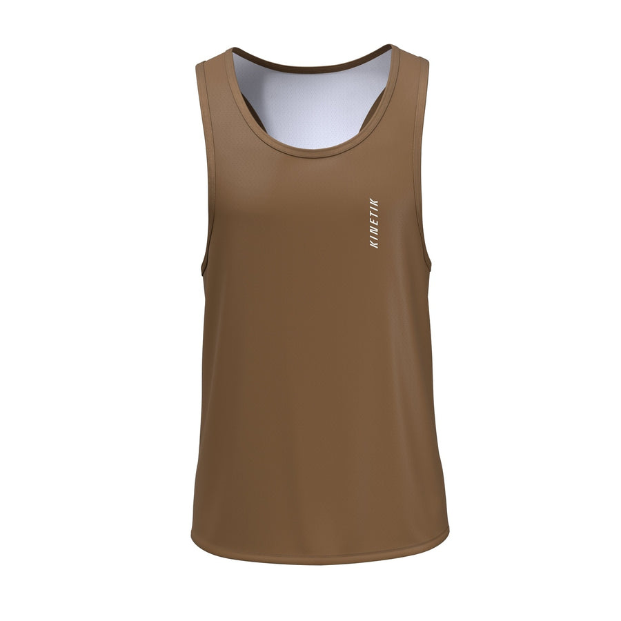 MAVRIK SL MEN PECAN BROWN - Maillots trail-running - 3 - kinetik-adrenalink