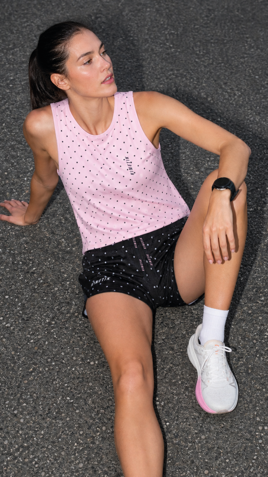 MAVRIK SL WOMEN DOTY BLUSH - Maillots trail-running - 2 - kinetik-adrenalink