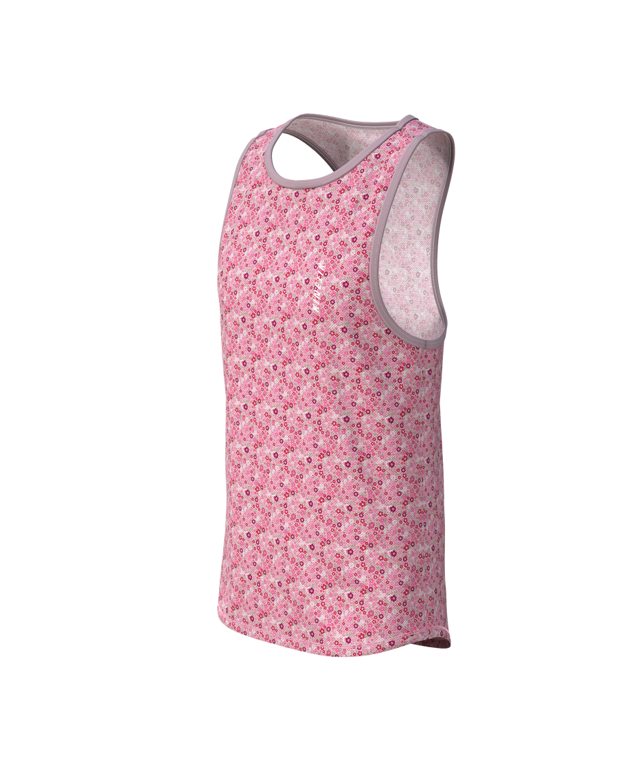 MAVRIK SL WOMEN FLORAL MELLOW ROSE - Maillots trail-running - 1 - kinetik-adrenalink