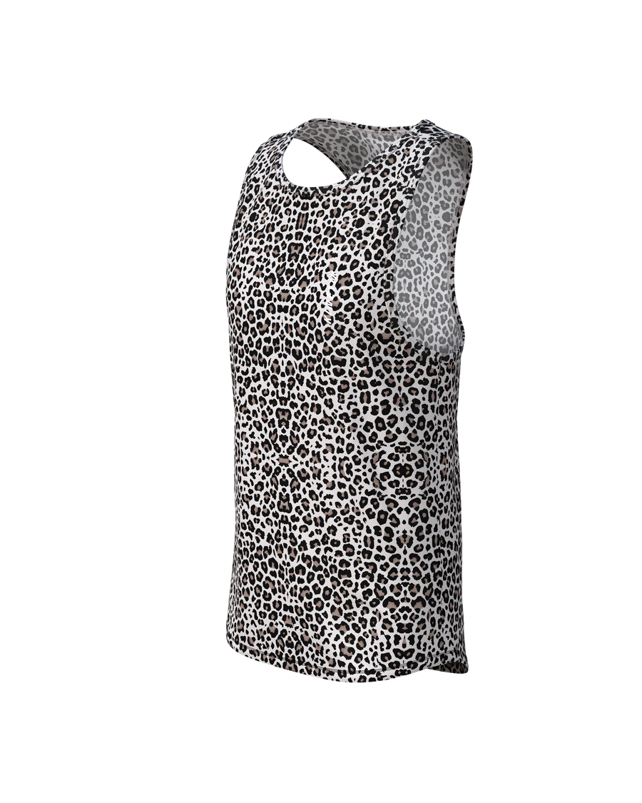 MAVRIK SL WOMEN LEOPARD SNOW - Maillots trail-running - 1 - kinetik-adrenalink
