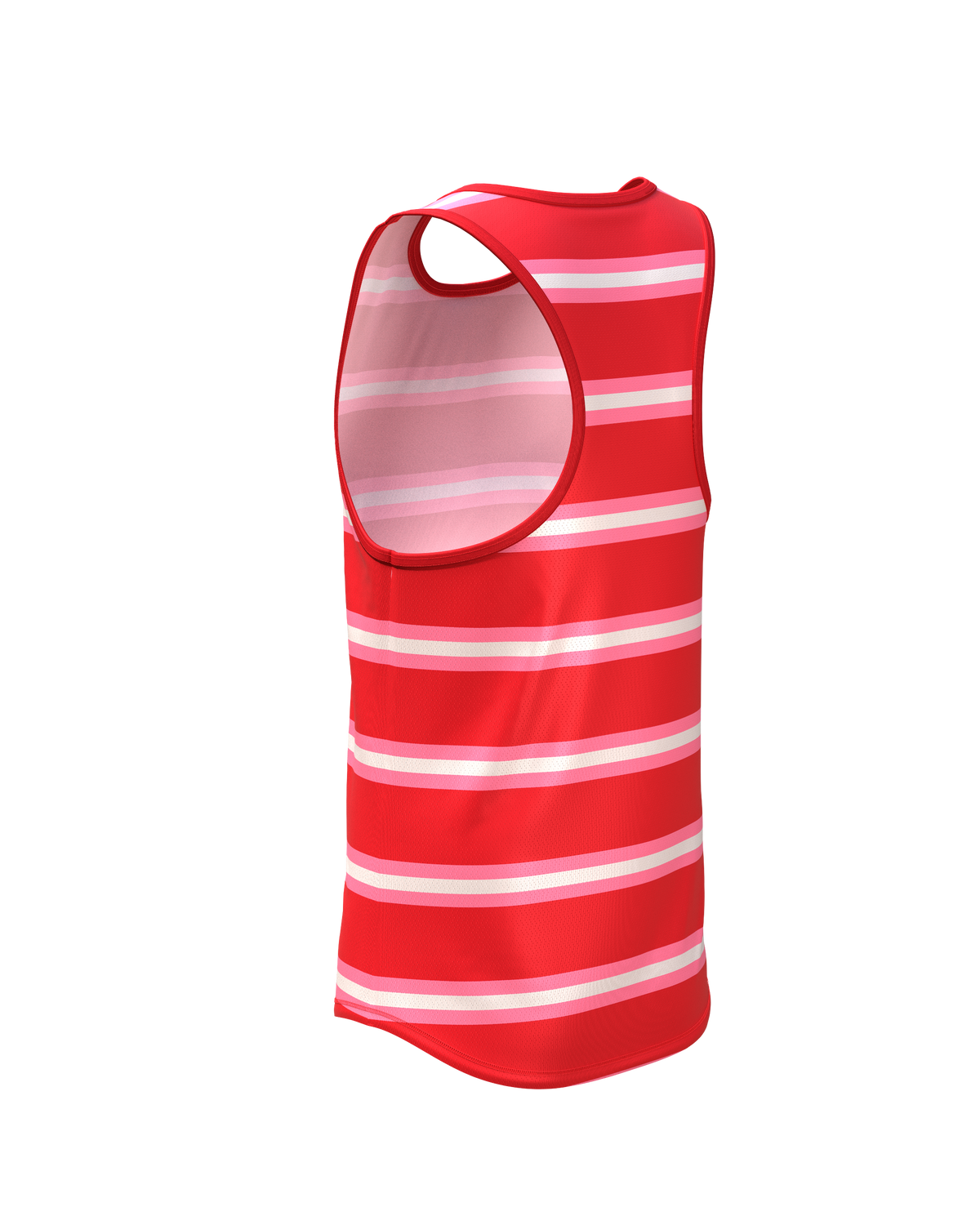 MAVRIK SL WOMEN RED CREAM STRIPE - Maillots trail-running - 10 - kinetik-adrenalink