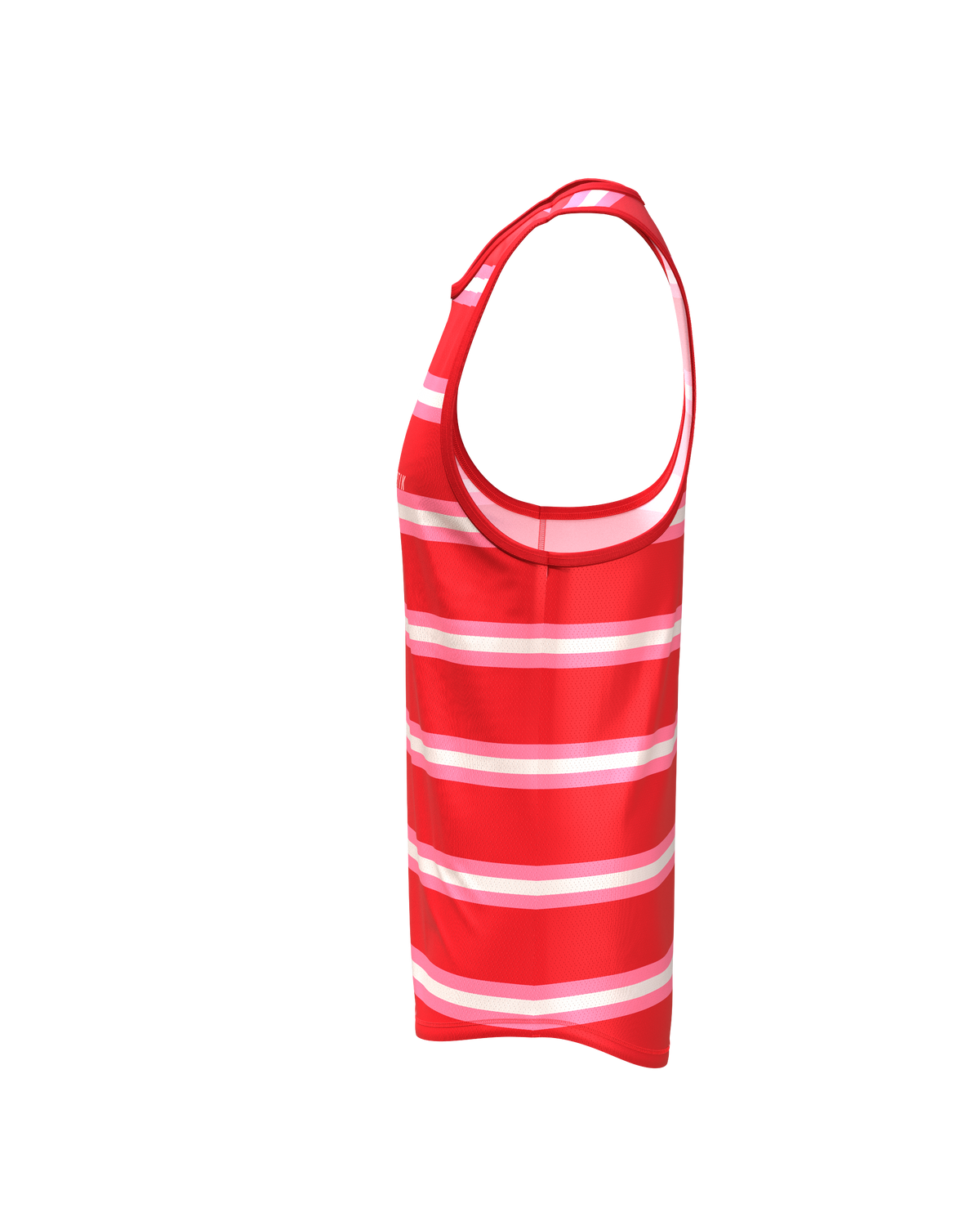 MAVRIK SL WOMEN RED CREAM STRIPE - Maillots trail-running - 11 - kinetik-adrenalink
