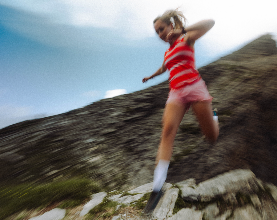 MAVRIK SL WOMEN RED CREAM STRIPE - Maillots trail-running - 3 - kinetik-adrenalink