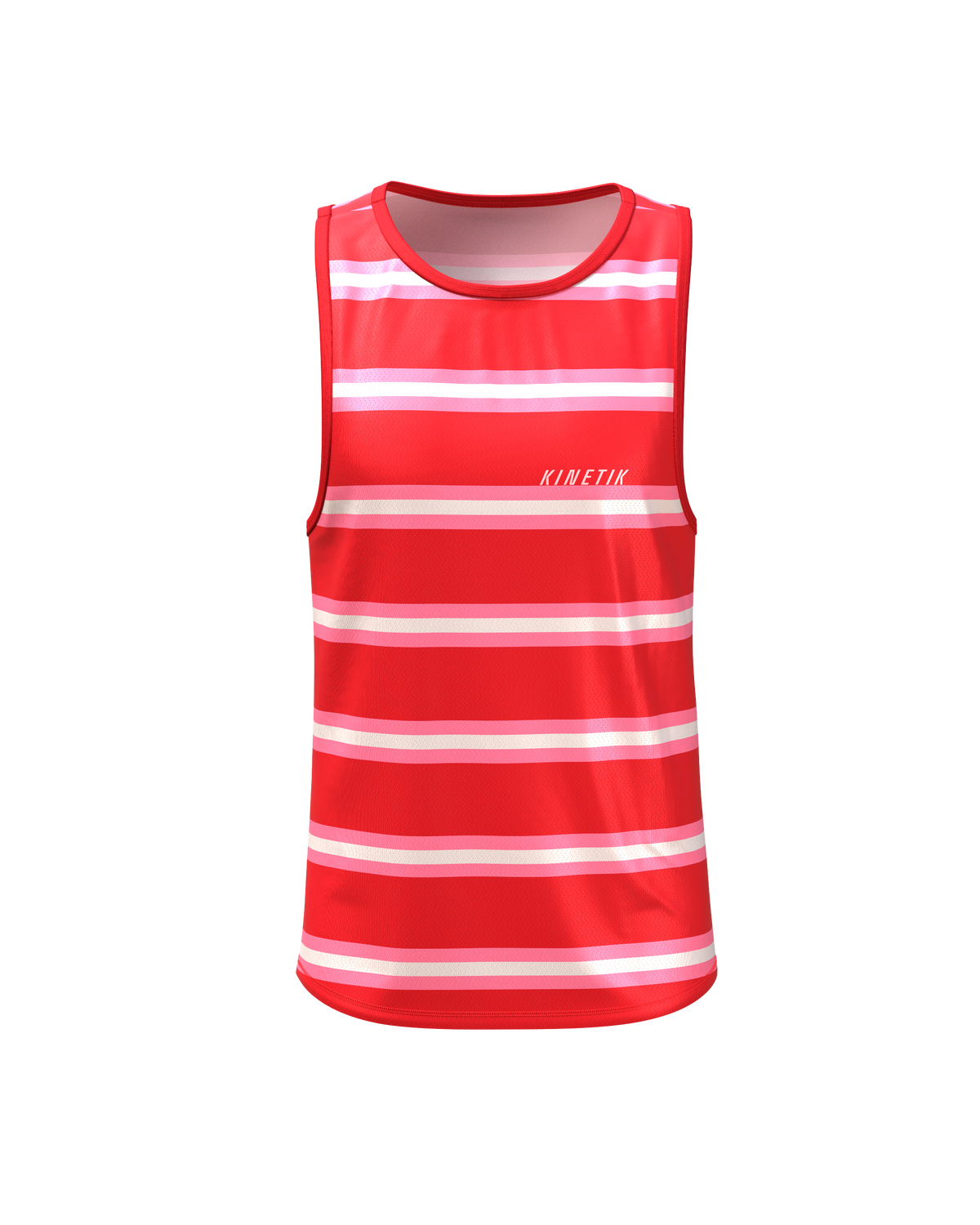 MAVRIK SL WOMEN RED CREAM STRIPE - Maillots trail-running - 5 - kinetik-adrenalink