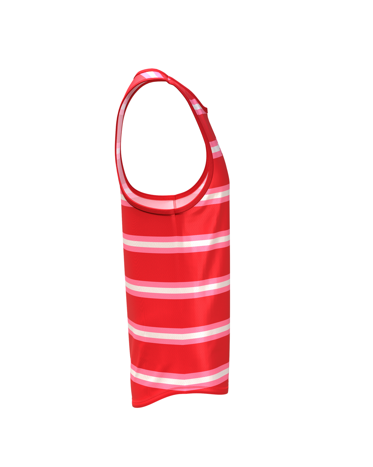 MAVRIK SL WOMEN RED CREAM STRIPE - Maillots trail-running - 7 - kinetik-adrenalink