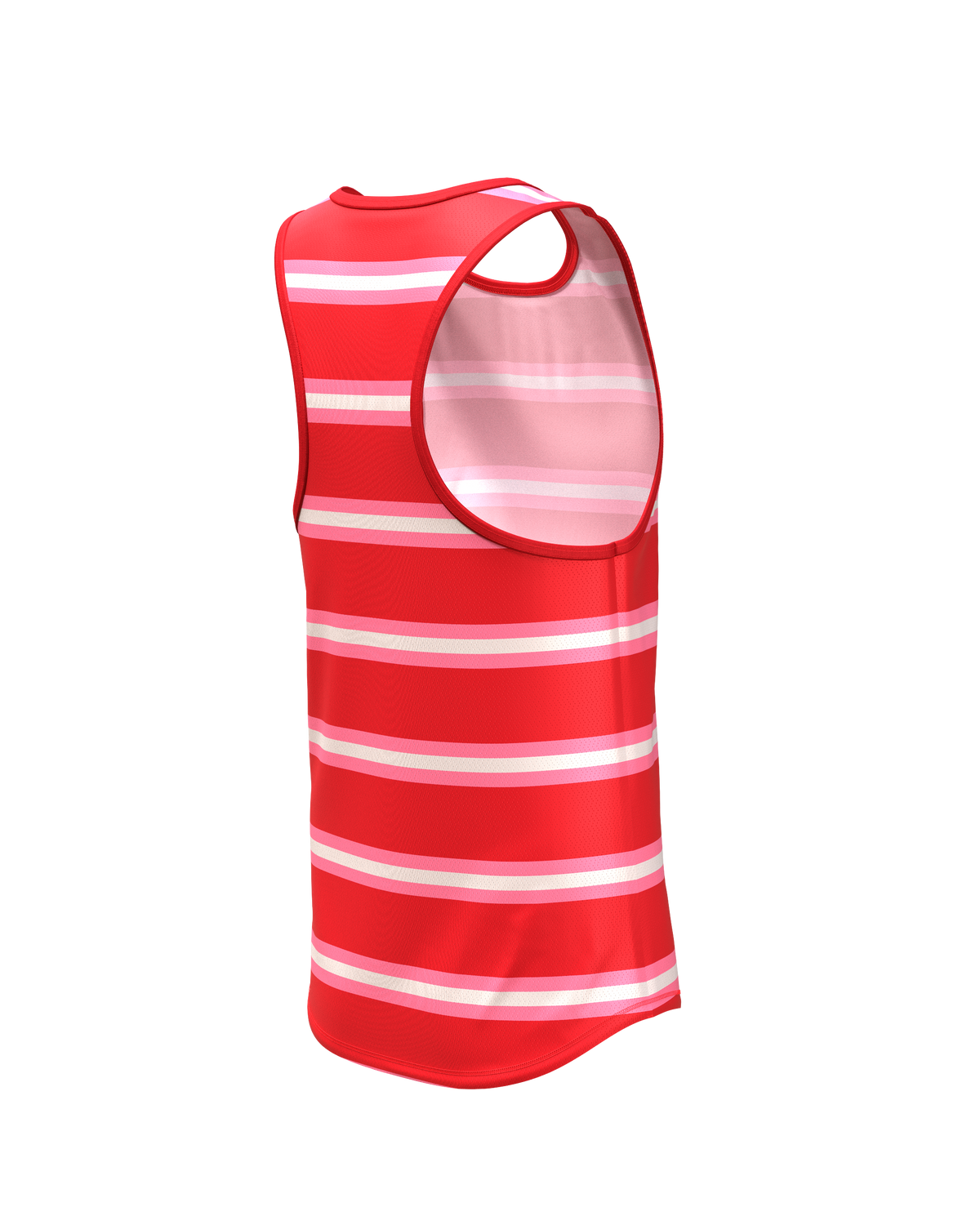 MAVRIK SL WOMEN RED CREAM STRIPE - Maillots trail-running - 8 - kinetik-adrenalink