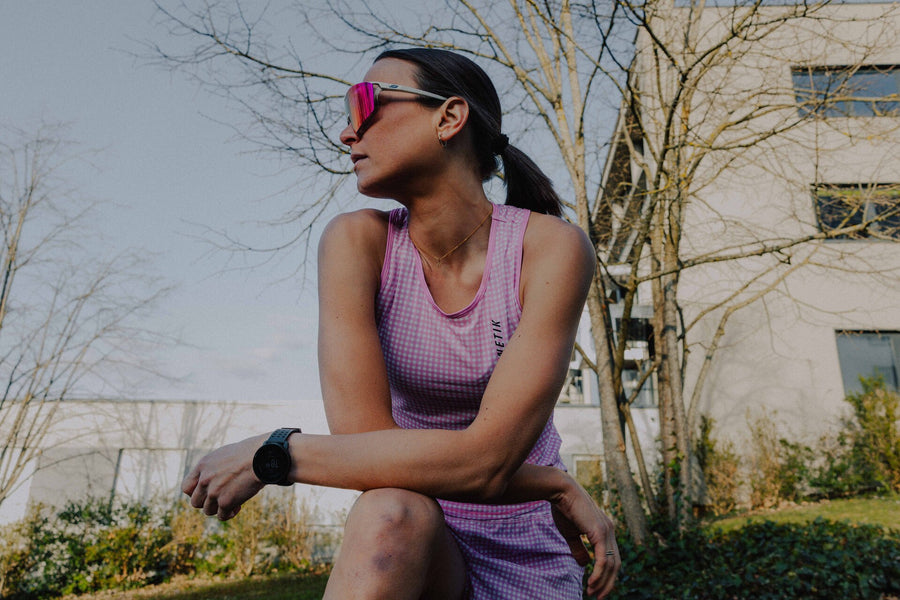 MAVRIK SL WOMEN VICHY - Maillots trail-running - 3 - kinetik-adrenalink