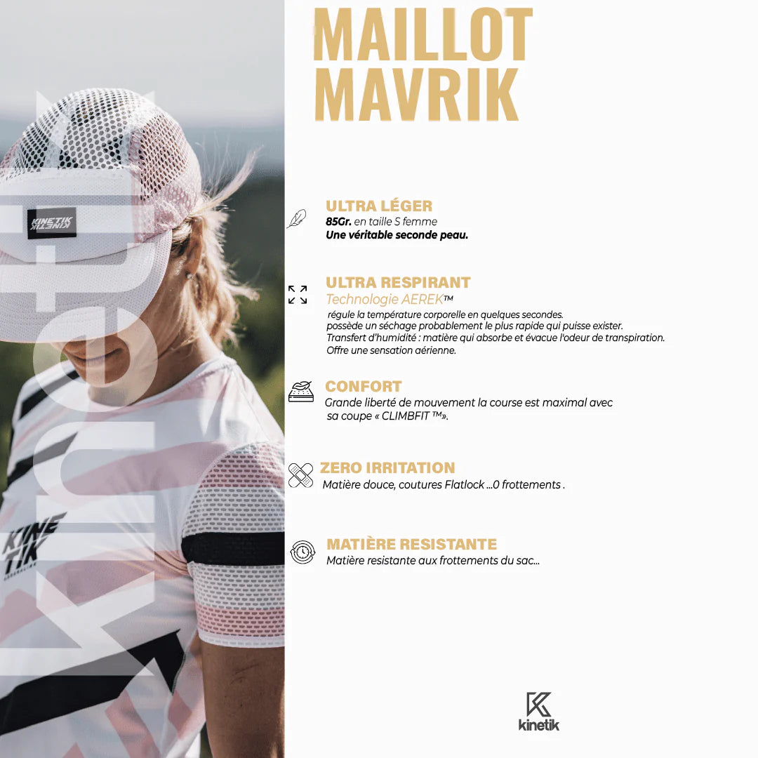 MAVRIK WOMEN BZH - Maillots trail-running - 9 - kinetik-adrenalink