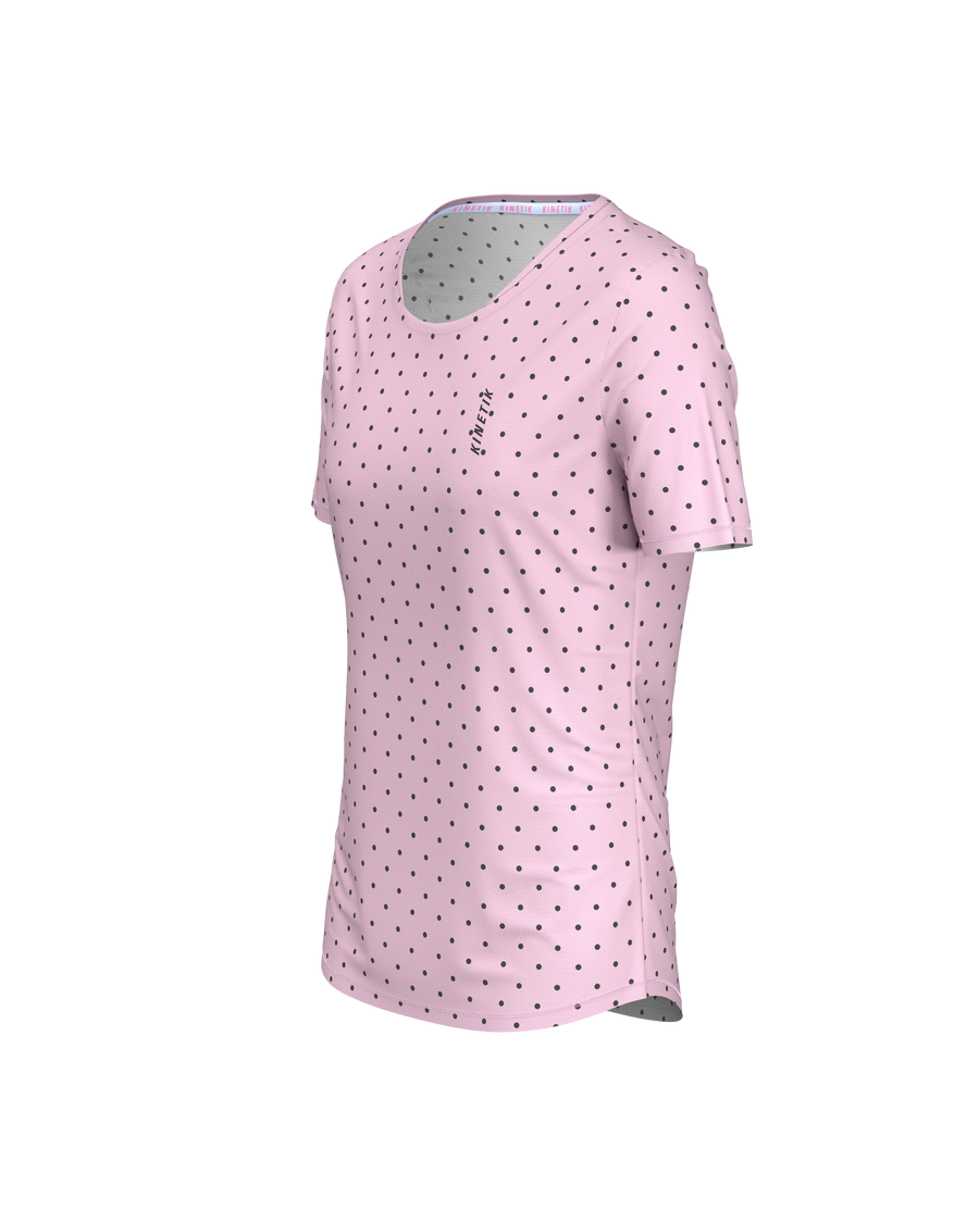 MAVRIK WOMEN DOTY BLUSH - Maillots trail-running - 1 - kinetik-adrenalink
