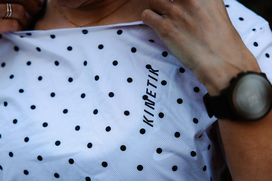 MAVRIK WOMEN DOTY WHITE PEARL - Maillots trail-running - 2 - kinetik-adrenalink