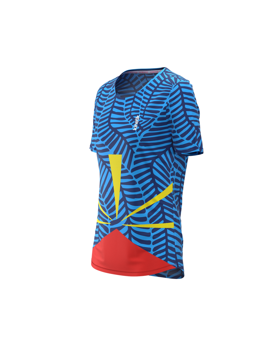 MAVRIK WOMEN ILE REUNION FLAG - Maillots trail-running - 1 - kinetik-adrenalink