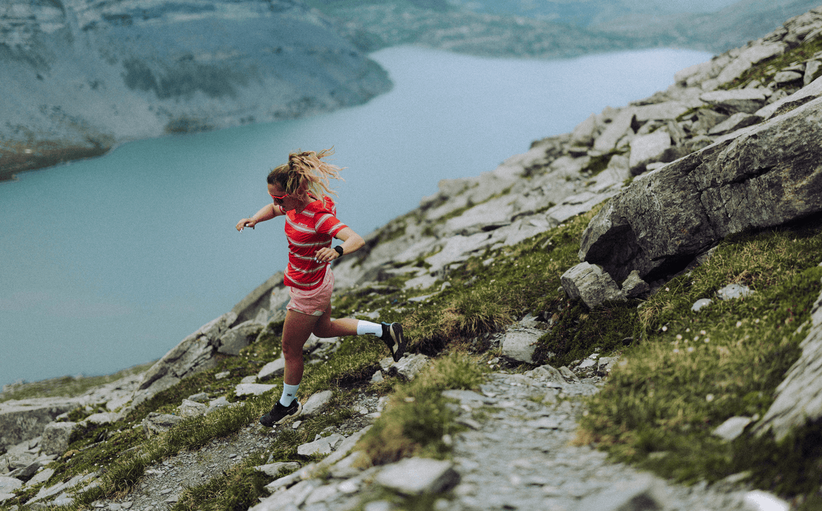 MAVRIK WOMEN RED CREAM STRIPE - Maillots trail-running - 8 - kinetik-adrenalink