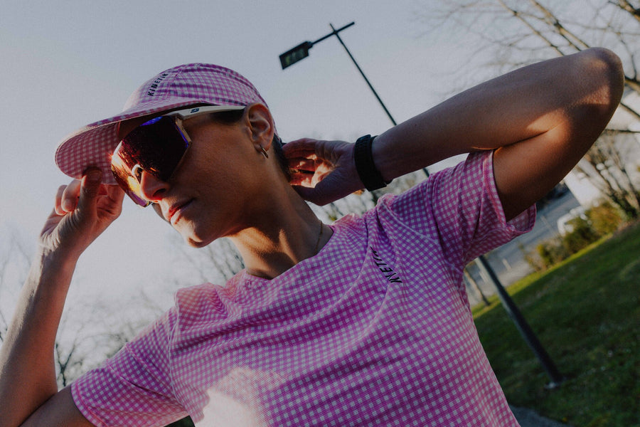 MAVRIK WOMEN VICHY - Maillots trail-running - 2 - kinetik-adrenalink