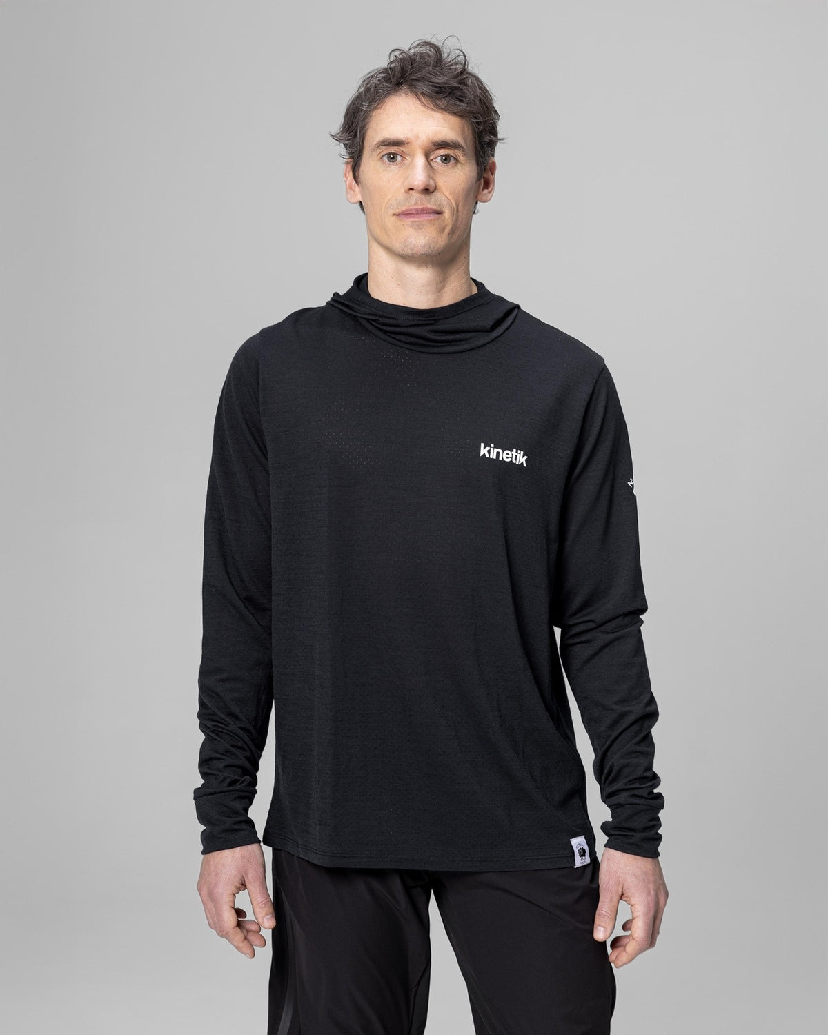 MERINOWOOL MEN BASLAYER HOODY - Maillots trail-running - 2 - kinetik-adrenalink