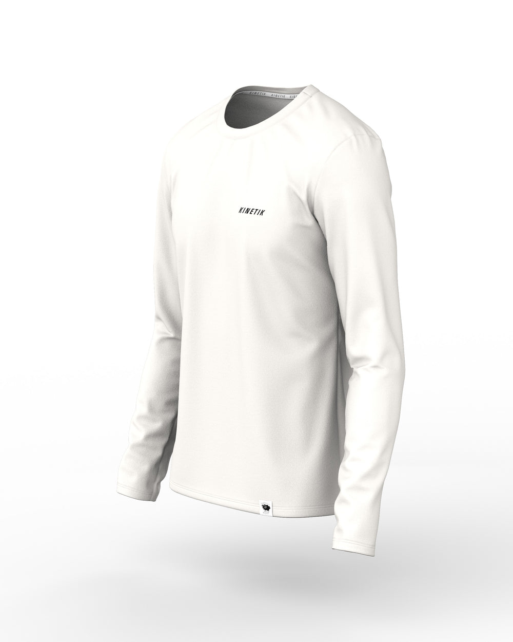 MERINOWOOL MEN BASLAYER WHITE - Maillots trail-running - 1 - kinetik-adrenalink