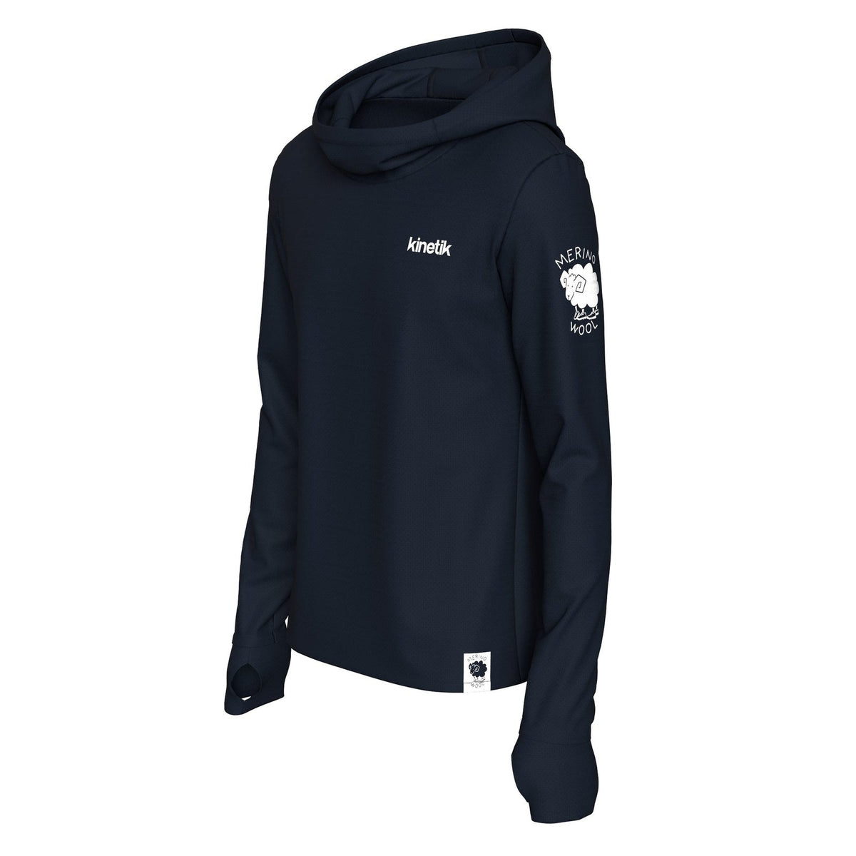 MERINOWOOL MEN BASLAYER HOODY - Maillots trail-running - 1 - kinetik-adrenalink
