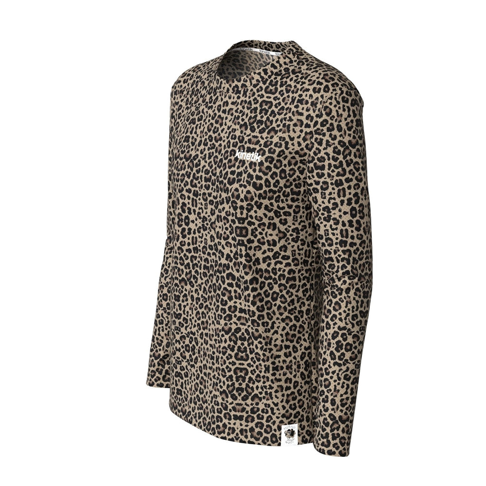 MERINOWOOL WOMEN BASLAYER LEOPARD - Maillots trail-running - 1 - kinetik-adrenalink