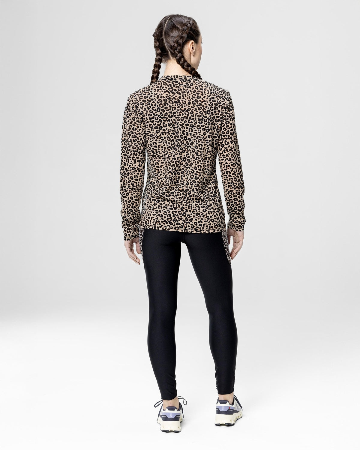 MERINOWOOL WOMEN BASLAYER LEOPARD - Maillots trail-running - 3 - kinetik-adrenalink