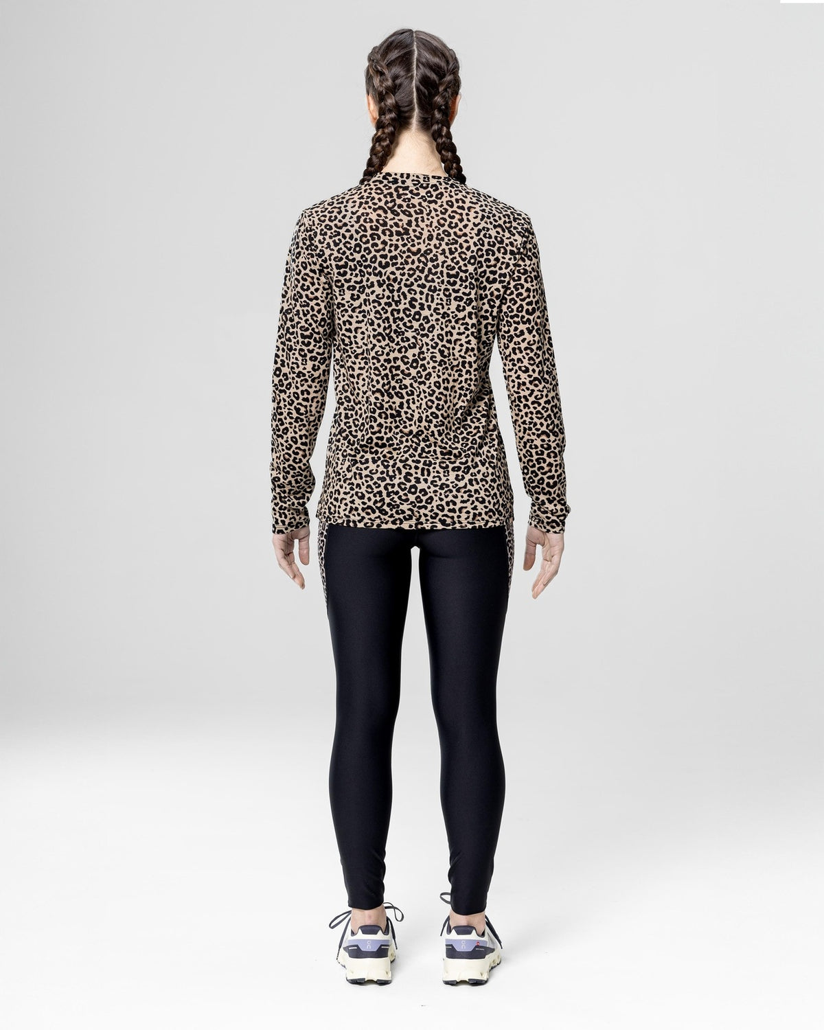 MERINOWOOL WOMEN BASLAYER LEOPARD - Maillots trail-running - 4 - kinetik-adrenalink
